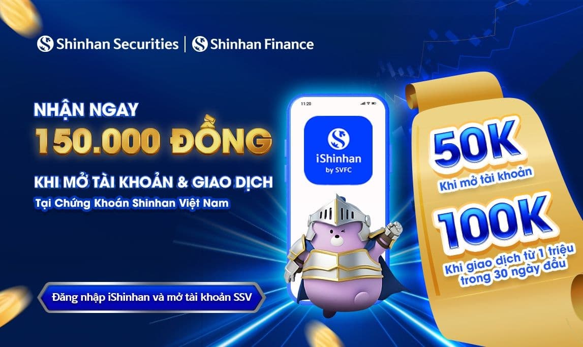 Giao dịch Chứng khoán trên iShinhan – Sàn Xịn Ha tặng quà ngập tràn!