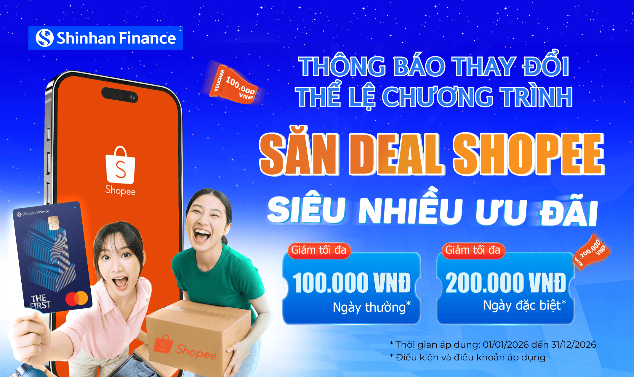 Thông báo thay đổi thể lệ chương trình “Săn deal Shopee, siêu nhiều ưu đãi”