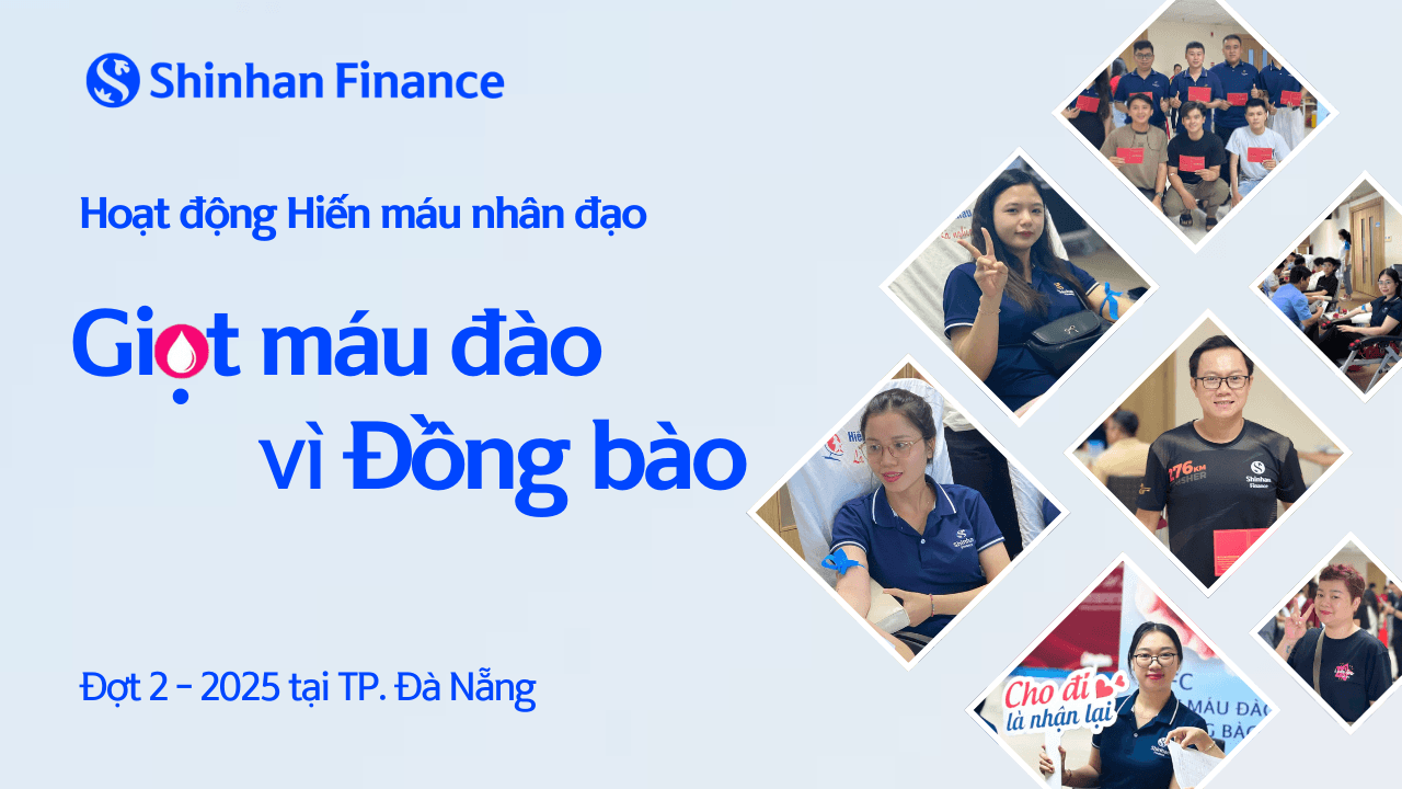 Nhân viên Shinhan Finance tích cực hiến máu tại Đà Nẵng – Lan tỏa thông điệp “Giọt máu đào vì đồng bào”