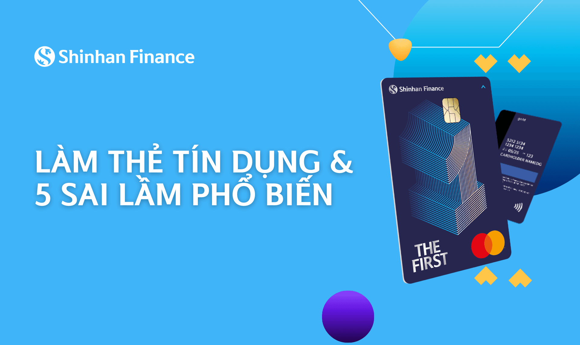 Làm thẻ tín dụng – 5 sai lầm phổ biến