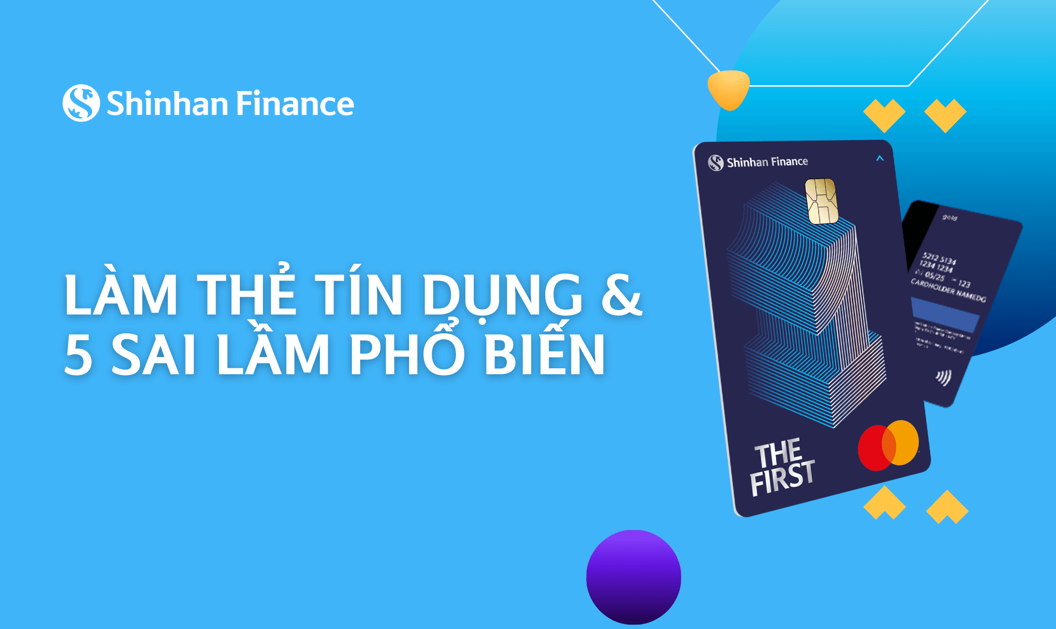 Làm thẻ tín dụng – 5 sai lầm phổ biến