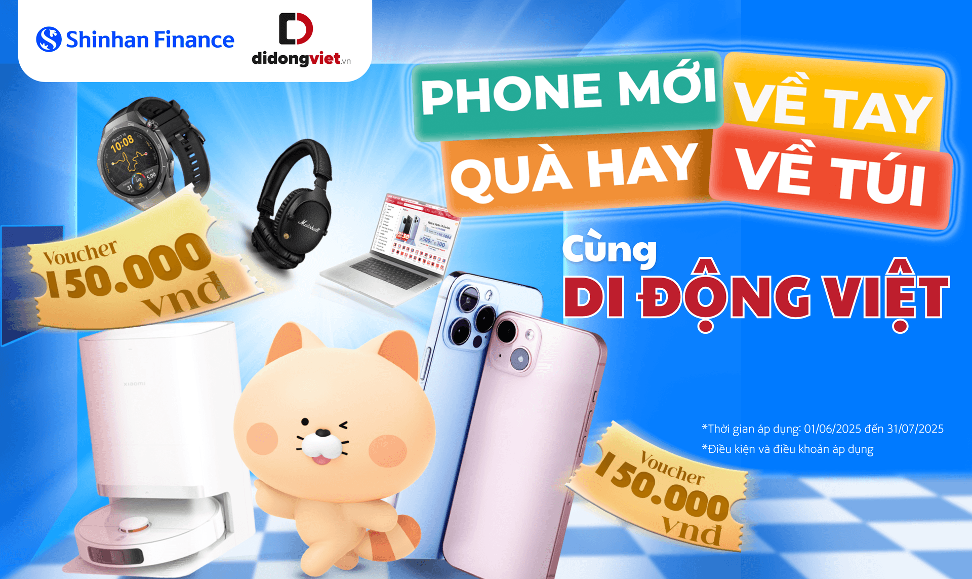 Phone mới về tay, quà hay về túi tại Di Động Việt