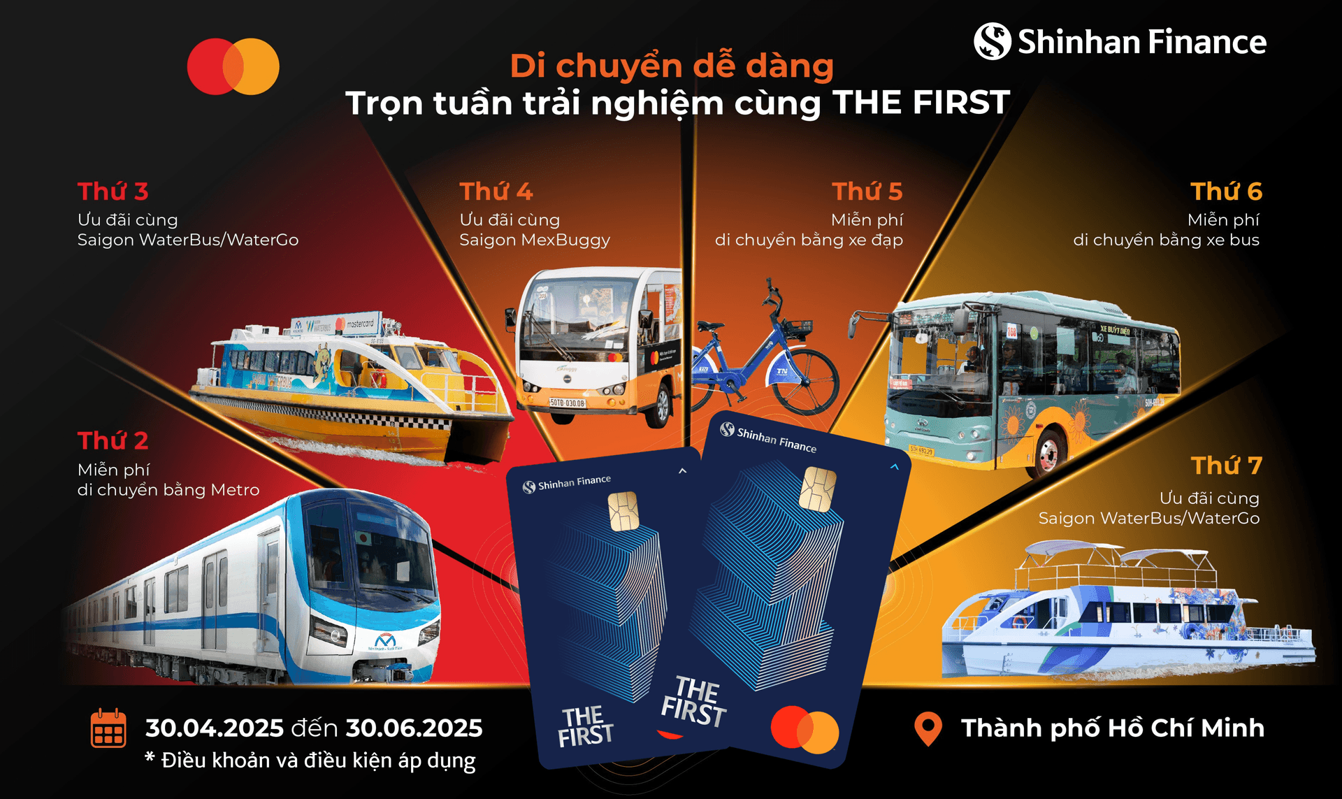 Di chuyển dễ dàng, trọn tuần trải nghiệm cùng THE FIRST