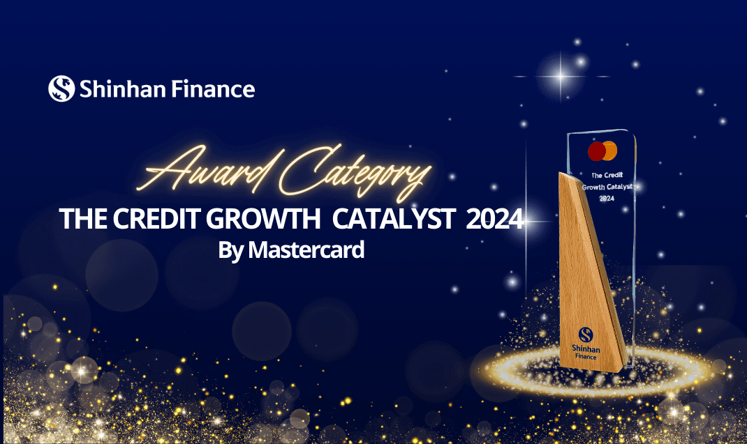 Shinhan Finance được MasterCard vinh danh tại hạng mục giải thưởng “Tăng trưởng Tín dụng ấn tượng của năm 2024”