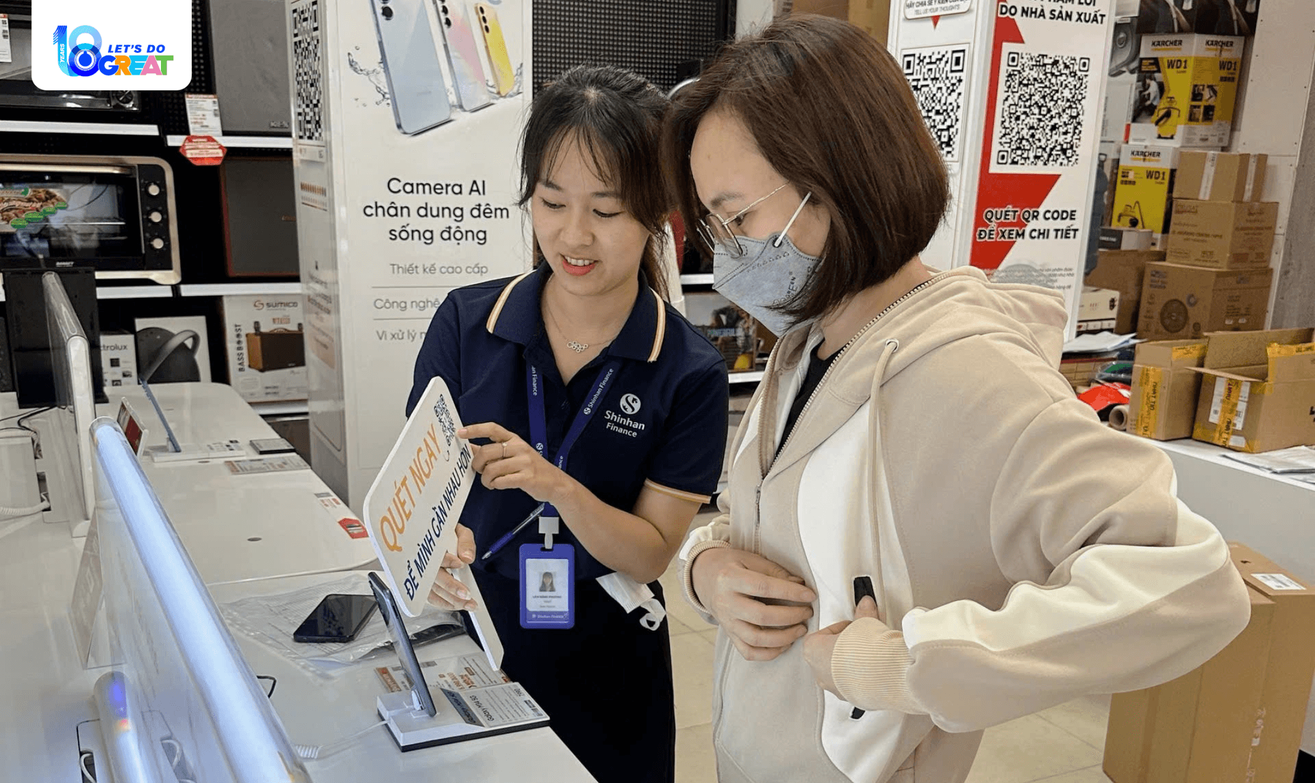 Shinhan Finance đồng hành cùng Nguyễn Kim mừng khai trương tại 03 trung tâm mới