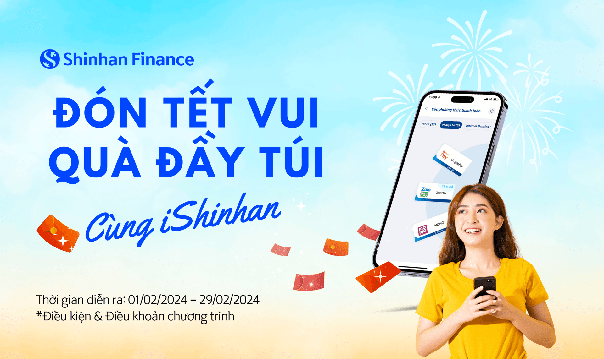 Đón Tết vui nhận quà đầy túi cùng iShinhan