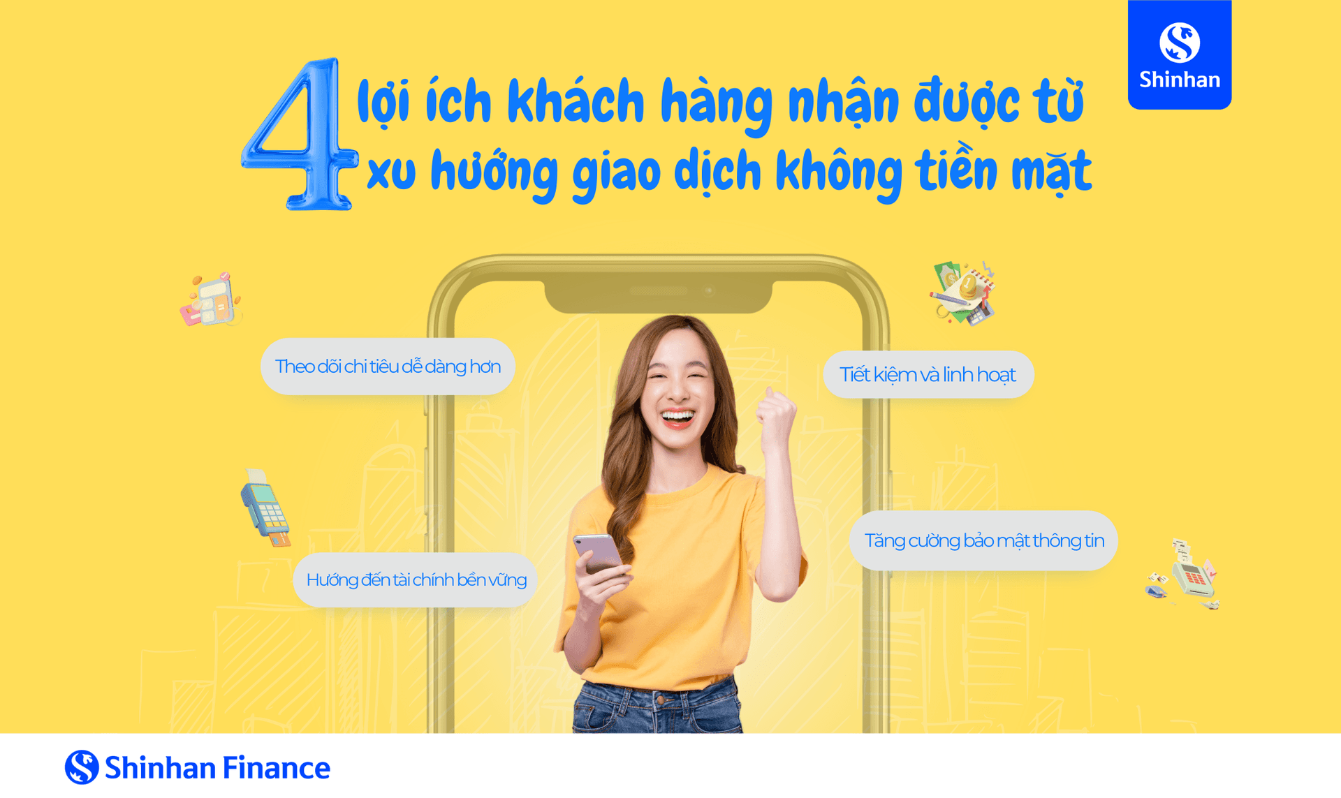 4 lợi ích khách hàng nhận được từ xu hướng giao dịch không tiền mặt