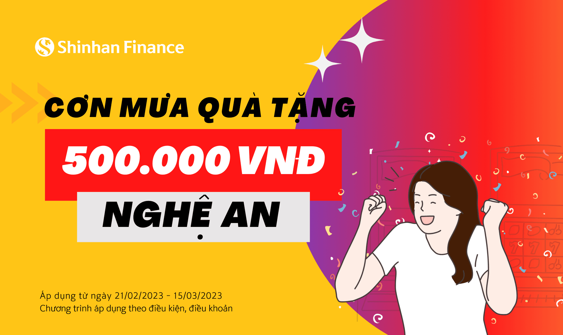 Cơn mưa quà tặng Nghệ An 500.000 VNĐ