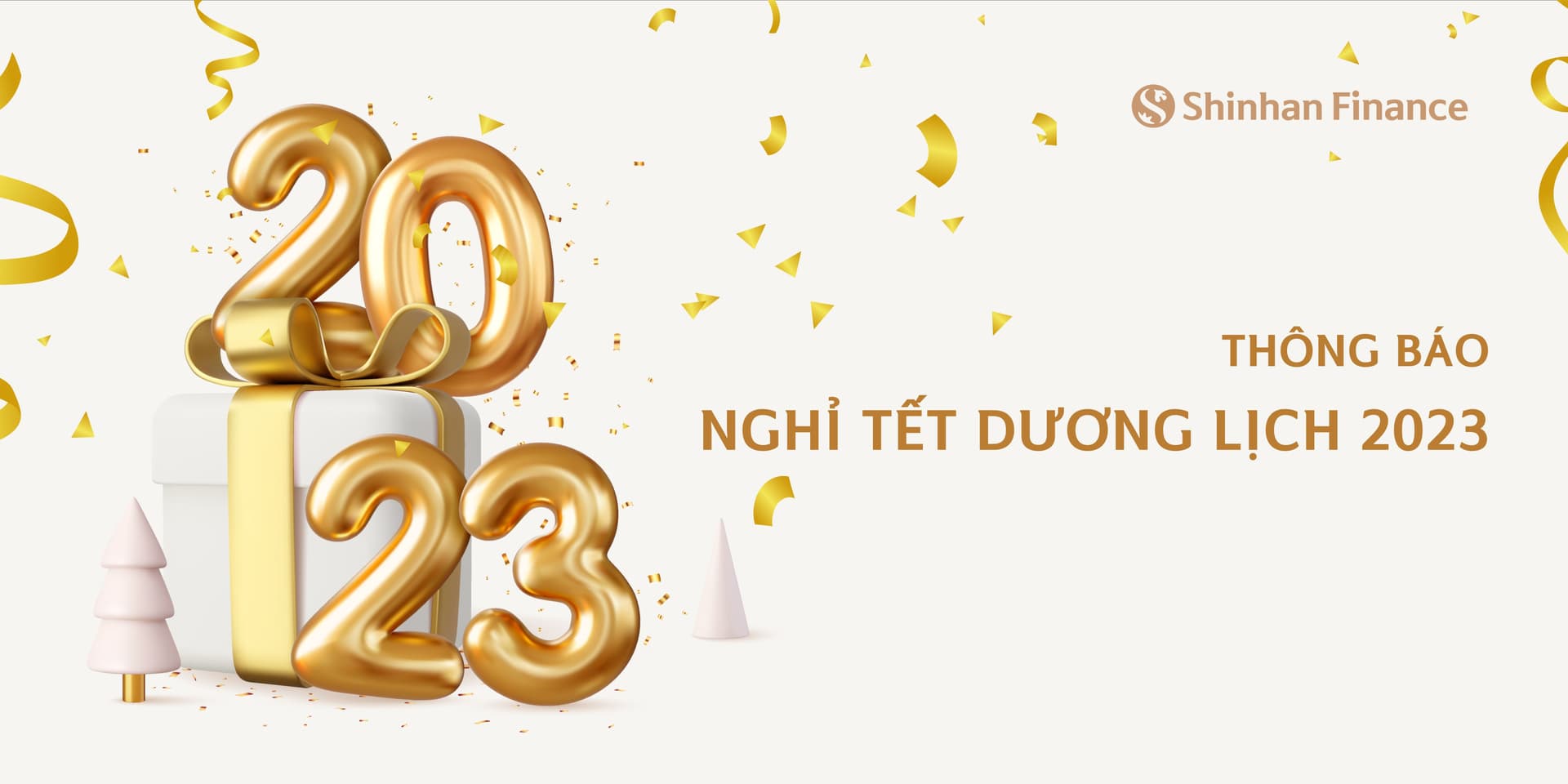 THÔNG BÁO NGHỈ TẾT DƯƠNG LỊCH 2023