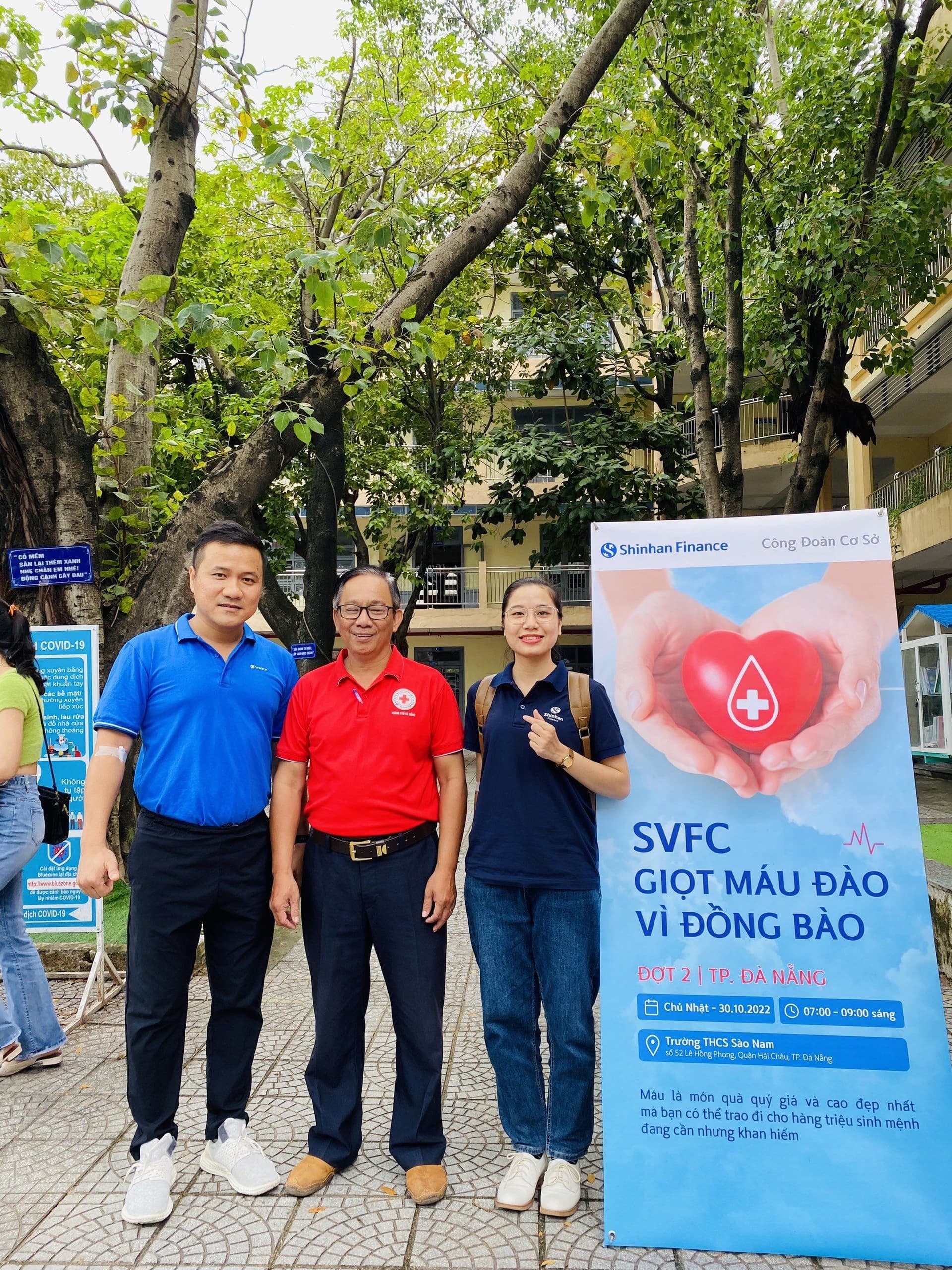 Shinhan Finance góp những “Giọt máu đào vì đồng bào” tại TP. Đà Nẵng