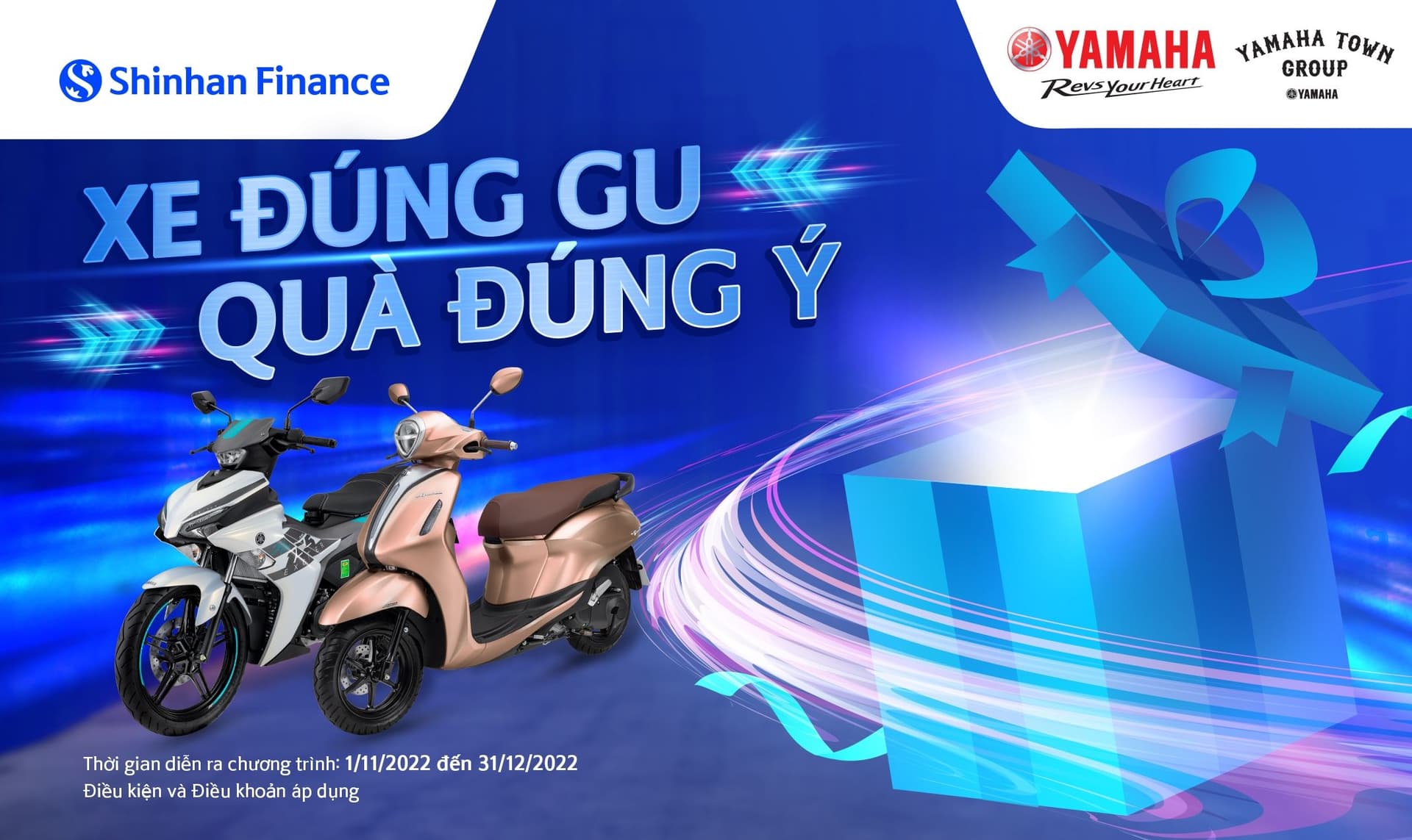 Xe đúng gu – Quà đúng ý cùng Yamaha Motor Việt Nam