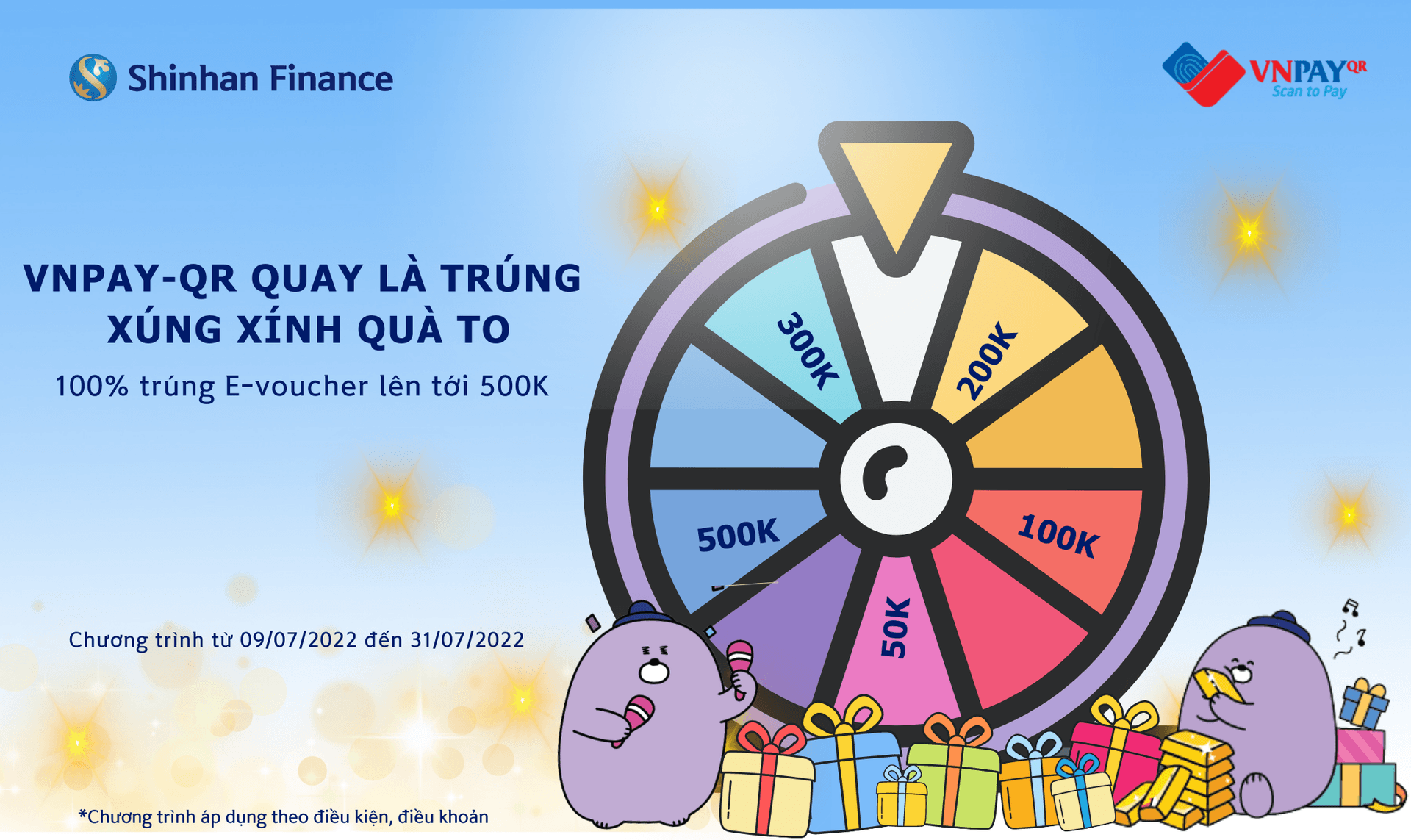 Cùng VNPAY-QR chúc mừng 3 năm thương hiệu Shinhan Finance