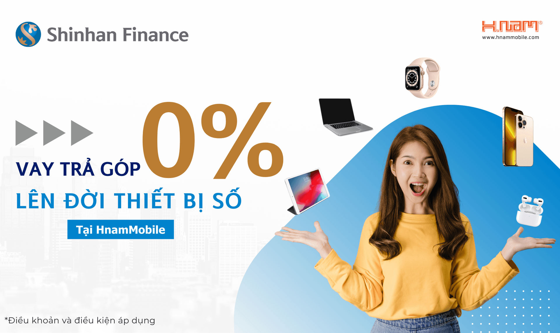 Thông báo Chương trình khuyến mại    "Vay trả góp 0% - Lên đời thiết bị số"