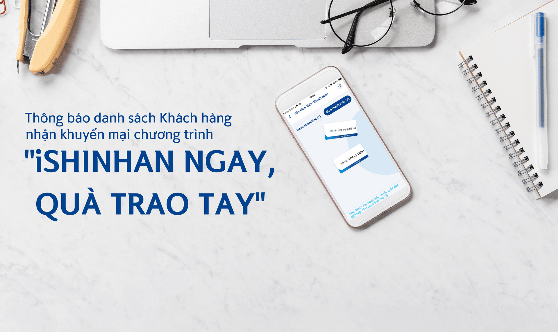 Thông báo Danh sách Khách hàng nhận khuyến mại chương trình "iShinhan ngay, quà trao tay"