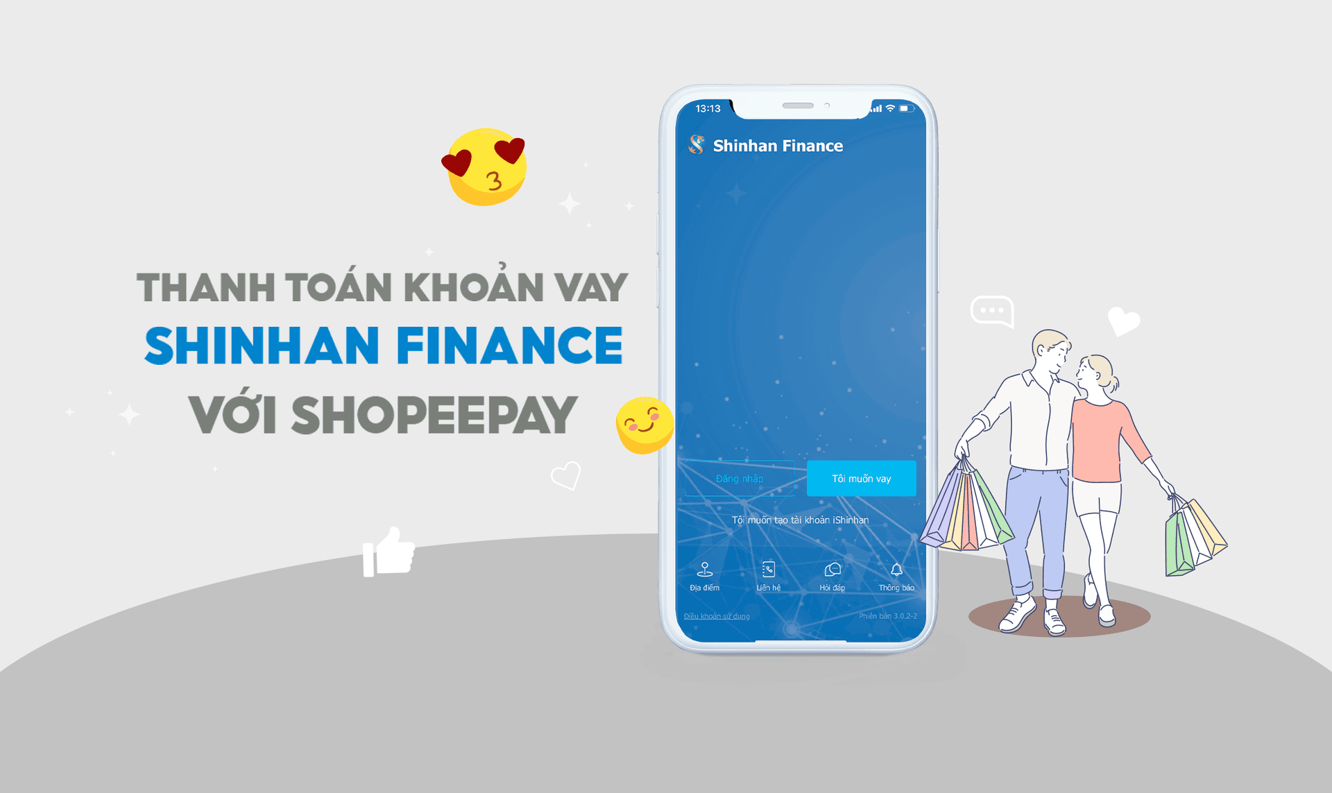 Thông báo Triển khai kênh thanh toán trực tiếp qua kết nối hai Ứng dụng iShinhan - ShopeePay (AirPay)