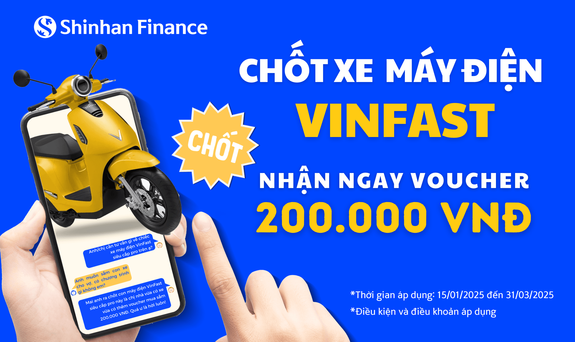 Sắm xe máy điện VINFAST nhận ưu đãi 200.000 VNĐ