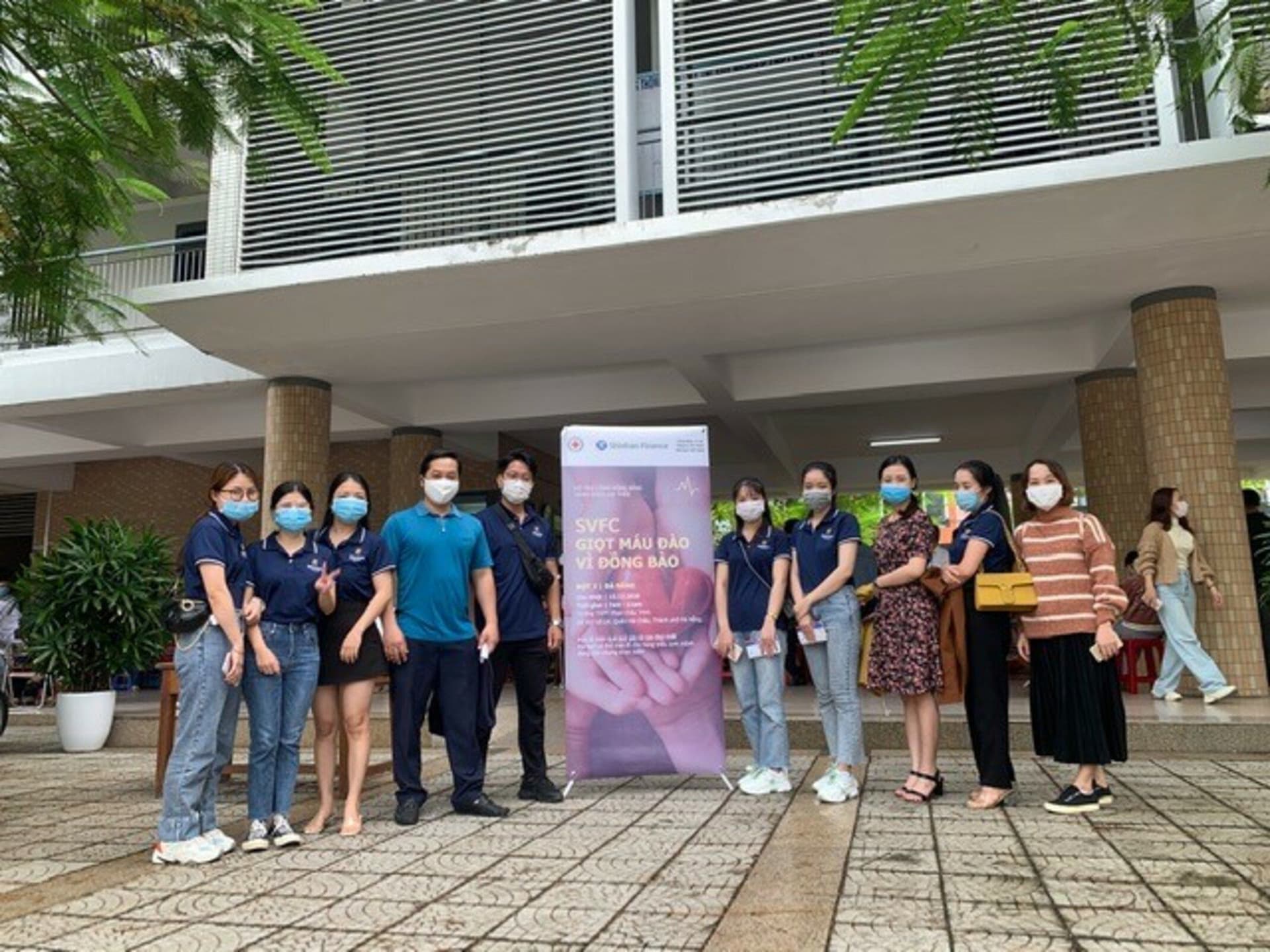 Nhân viên Shinhan Finance hiến máu giữa bối cảnh máu khan hiếm tại Đà Nẵng